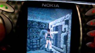 Nokia NGage ClassicOriginal Taco Tomb Raider Gameplay [upl. by Yddub]