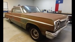 1964 Impala SS Restoration Part 1 Tear Down Access DIY Auto Restoration [upl. by Nosned]