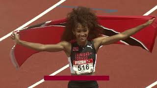 CARIFTA Games 2024 Grenada  Girls 200 Meter Dash Under 20 Final [upl. by Noellyn843]