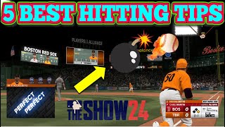 5 Best Hitting Tips for MLB The Show 24 [upl. by Nylasor]