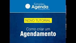 Simples Agenda  Como criar um Agendamento [upl. by Adiesirb271]