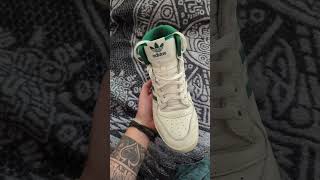 Adidas Rivalry Hi Old WhiteGreen Review Style Sneakers Ideas Outfit Fashion [upl. by Liane]