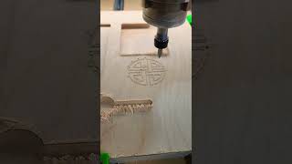 First Cut With Our Shapeoko Pro 5 4x4 woodworking cnc [upl. by Leakim]