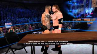 WWE 12 Road to Wrestlemania Walkthrough Outsider Story Part 21 [upl. by Kcirdlek]