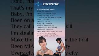 LISA  ROCKSTAR Lyrics lisa blackpink rockstar fyp viral lyrics singsnip [upl. by Peckham]