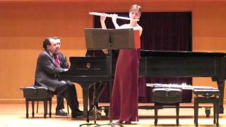 Meghan Naxer Rautavaara Concerto for Flutes Op 69 quotDances with the Windsquot mvt 1 [upl. by Aicak]