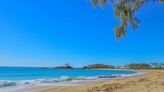 Pebbly Beach Yuraygir National Park  drive through [upl. by Onailime668]