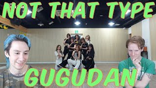 gugudan  Not That Type Dance Practice Reaction [upl. by Ydorb454]