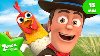 Fiddle Dee Fiddle Do  More Nursery Rhymes amp Kids Songs🌈 FOR KIDS  Zenon the Farmer [upl. by Thalassa249]