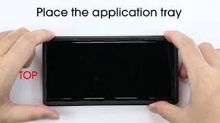 amFilm Galaxy S23 Ultra Screen Protector Glass with Black Border Installation Video [upl. by Araiek435]