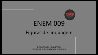 Enem 009  Figuras de linguagem [upl. by Barina]