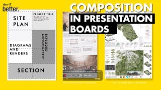 Composition in Presentation Boards for Architecture using Indesign [upl. by Dusza]