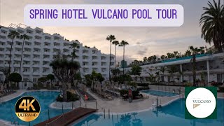 Spring Hotel Vulcano Pool Tour  Playa De Las Americas Tenerife [upl. by Iew]