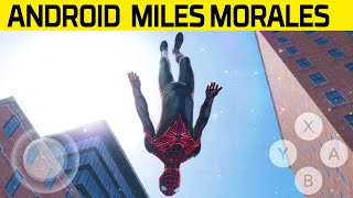 This NEW Fan Made SpiderMan Miles Morales Android Game Looks INSANE [upl. by Yelssew]