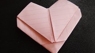 Easy How to Make Heart out of regular size paper [upl. by Ancelin390]