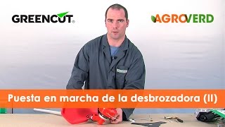 ¿Cómo arrancar encender o poner en marcha tu DESBROZADORA GREENCUT Parte 22 [upl. by Irrabaj671]