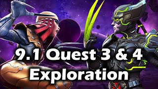 MCOC Act 91 Quest 3 amp 4 100 Exploration [upl. by Etteval]