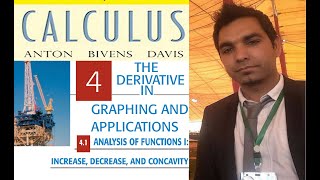 Calculus Ch  4 Ex  41 Qs 1520 Increasing Decreasing Concave Up ad Down Howard Anton 10th Edition [upl. by Joice995]