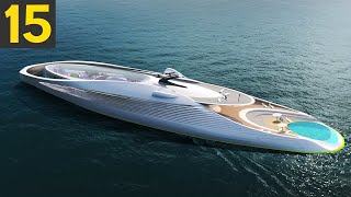 15 COOL Concept Boat Designs [upl. by Vaenfila]