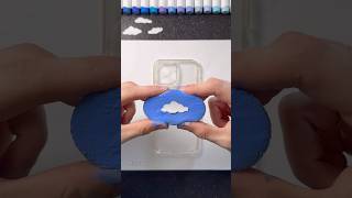 Let’s Create a Pretty Phone Case with Clouds 🥹✨☁️ painting art shorts [upl. by Hannover847]