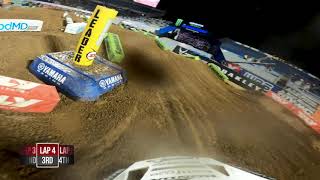 GoPro Broc Tickle  2021 Monster Energy Supercross  Orlando 2  450 Heat 2 Highlights [upl. by Rehm]