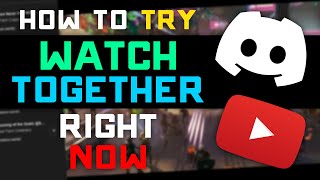 How to TRY Discords New  WATCH TOGETHER Feature  RIGHT NOW [upl. by Maxima720]