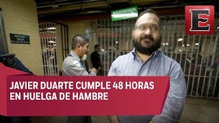 Javier Duarte realiza huelga de hambre por quotcacería de brujasquot en su contra [upl. by Englebert]