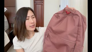 Weekly WFIMB Rotation  Lululemon Mini Shoulder 4L  Review  Lululemon DoubleZip Backpack 22L [upl. by Lorak]