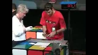 Rubiks Magic 518 seconds 4th place at Toronto World Championships 2003 [upl. by Daisy]