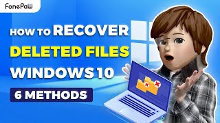 How to Recover Permanently Deleted Files in Windows 10 6 Viable WAYS [upl. by Spiegelman]