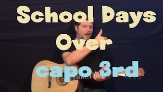 School Days Over The Dubliners Easy Guitar Lesson How to Play Tutorial [upl. by Scot497]