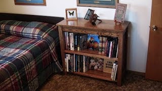 DIY Oak Mission Bookcase  Create a Family Heirloom [upl. by Yecac]