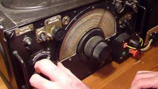 R1155 Radio as fitted into a Lancaster Bomber [upl. by Rosenstein]