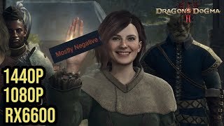 Dragons Dogma 2  RX 6600  Ryzen 5 3600  All Settings 1080P 1440P  Performance Test [upl. by Bixler]