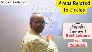 Ncert examples chapter 12  Areas related to Circles  Class 10  Amaninder Sir [upl. by Yot]