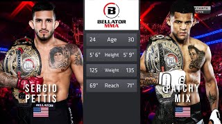 SERGIO PETTIS VS PATCHY MIX FULL FIGHT BELLATOR 301 [upl. by Suanne331]