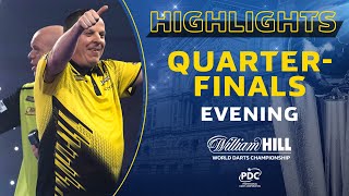 CHIZZY THUMPS MvG QuarterFinals Evening Highlights  202021 William Hill World Darts Championship [upl. by Aliemaj]