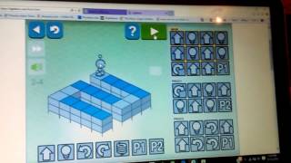 How to do 2  4 in lightbot in codeorg [upl. by Enelam]