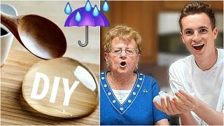 MAKING A RAINDROP CAKE WITH MY GRANDMA [upl. by Paterson]