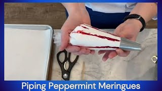 Piping Peppermint Meringues [upl. by Ttreve16]