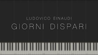 Giorni Dispari  Ludovico Einaudi \\ Synthesia Piano Tutorial [upl. by Hgielyak159]