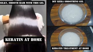 DIY KERATIN TREATMENT AT HOMEtrendingdiyasmrhairsmoothhair [upl. by Aenej]