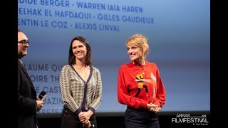 INTERVIEW PUPILLE Jeanne Herry Olivia Côte  Arras Film Festival 2018 [upl. by Ttirb]