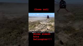 SCORE Drone at Baja 1000 nearly collided with UTV class Helicopter trophytruck utv drone [upl. by Cecil]