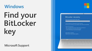 How to find your BitLocker recovery key  Microsoft [upl. by Ecidnarb]