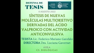 Defensa de Tesis Doctoral  Lic Federico Garofalo [upl. by Sverre888]