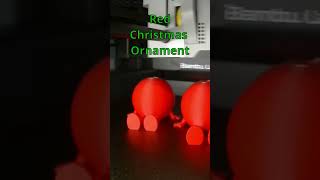 Red Christmas Ball Ornament short [upl. by Morgen]