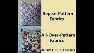 Identifying Types Of Fabric Patterns  Fabrics amp Patterns [upl. by Nofpets]