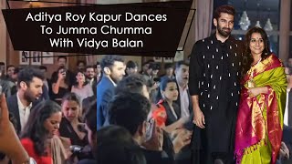 Aditya Roy Kapur Dances To Jumma Chumma With Vidya Balan  Vidya Balan Gossip [upl. by Alehtse]