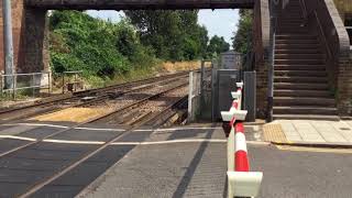 Grove Park Level Crossing GLondon Thursday 26072018 [upl. by Aldarcy958]